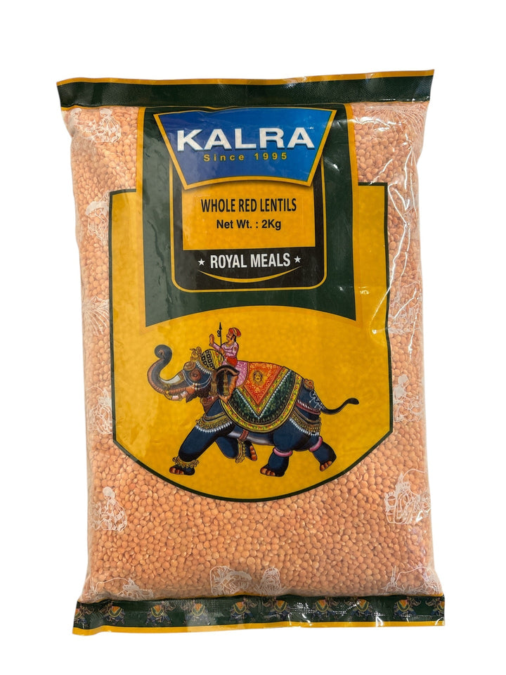 WHOLE RED LENTILS - 2KG