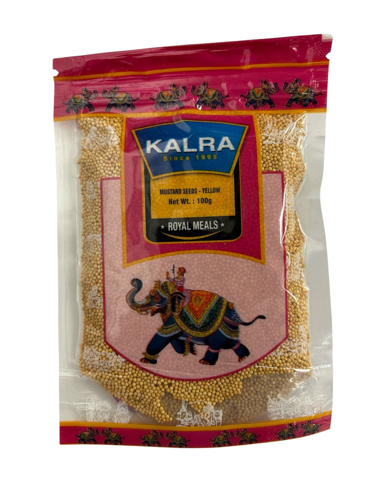 YELLOW MUSTARD SEEDS - 100G