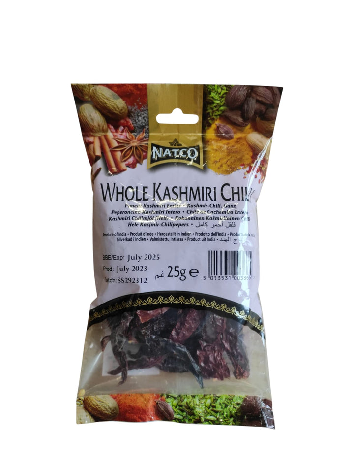 Whole Kashmiri Chilli 25g