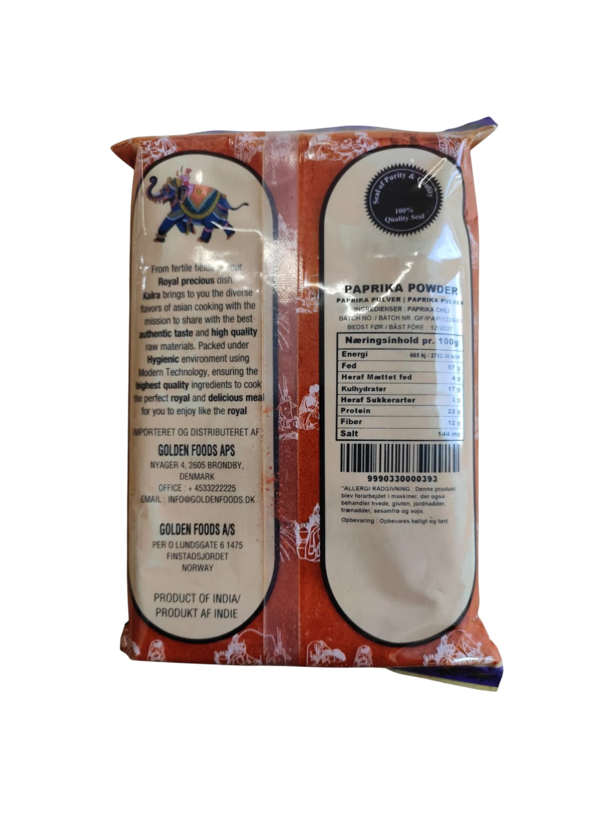 Paprika powder 400g