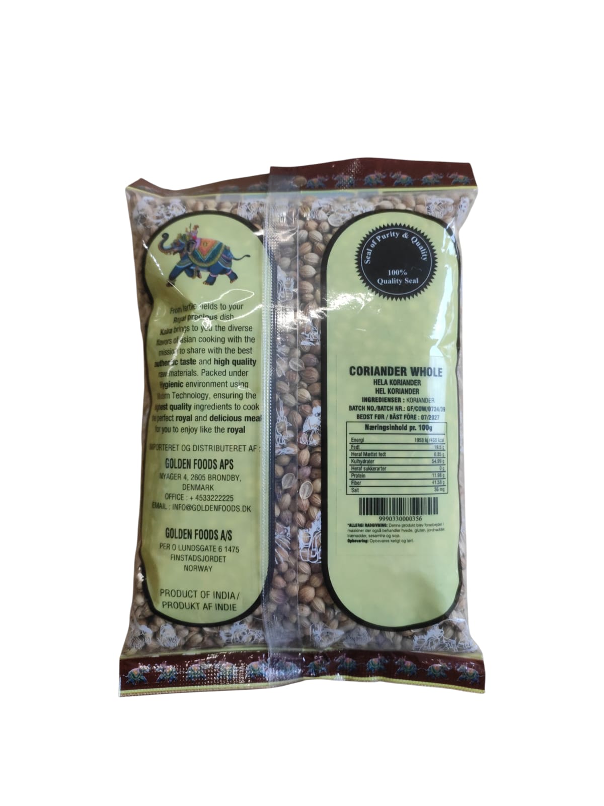 Whole Coriander 100g